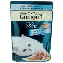 gourmet pearls double tuna/white fish gr.85